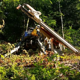 Erdbewegungen- Schreitbagger Handl Mike 8