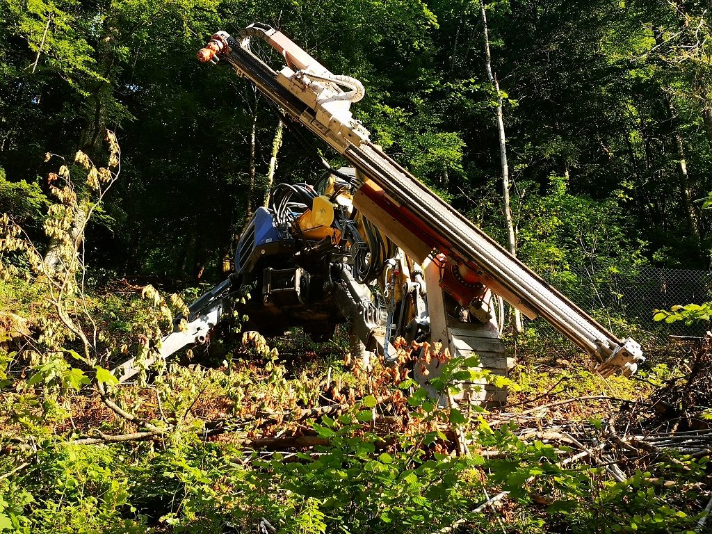 Erdbewegungen- Schreitbagger Handl Mike 8
