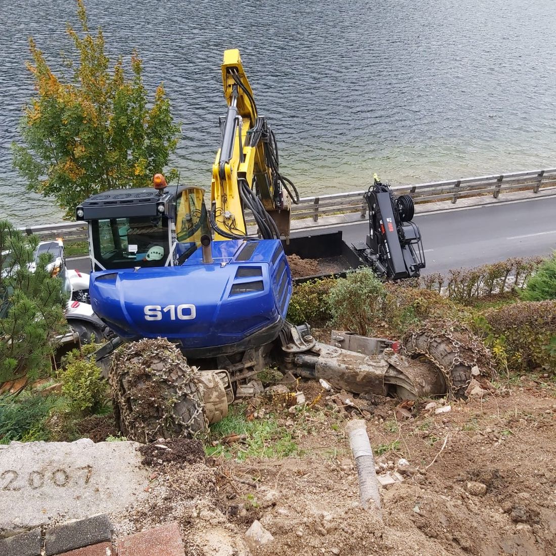 Erdbewegungen- Schreitbagger Handl Mike 8