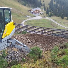 Erdbewegungen- Schreitbagger Handl Mike 2