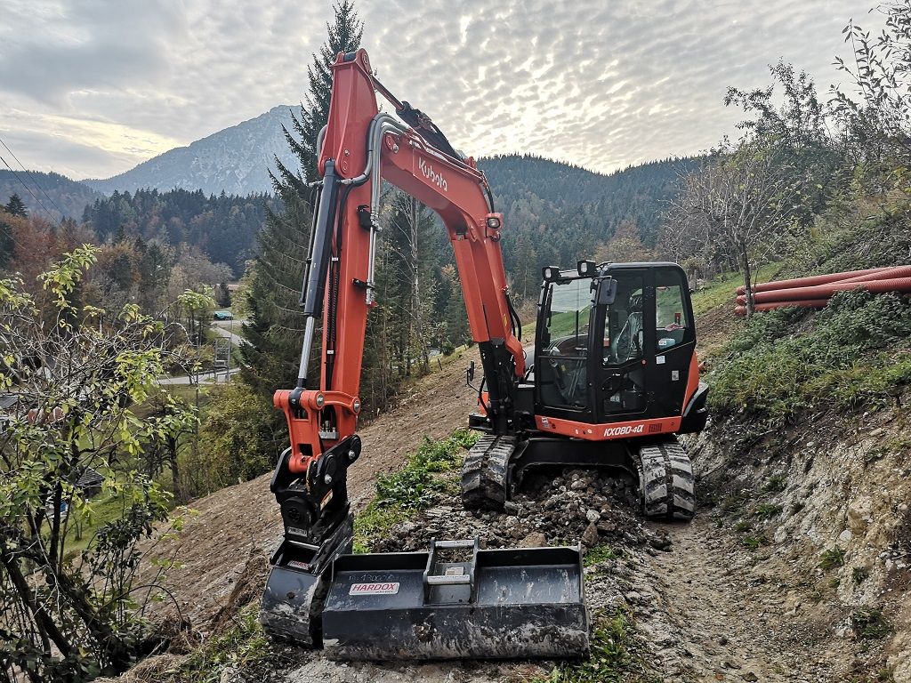 Erdbewegungen- Schreitbagger Handl Mike 10/2018