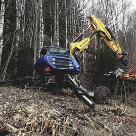Erdbewegungen- Schreitbagger Handl Mike 14