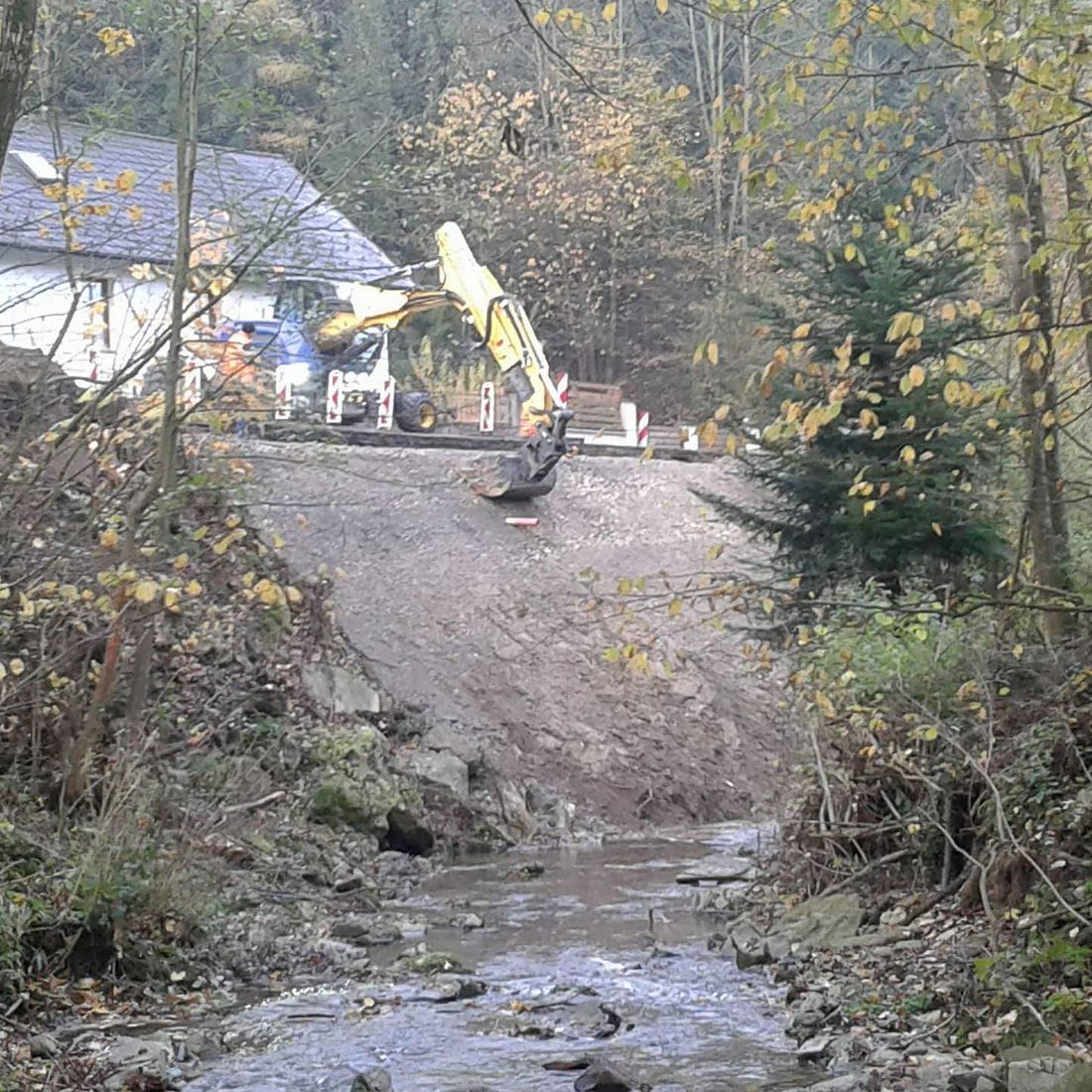 Erdbewegungen- Schreitbagger Handl Mike 16
